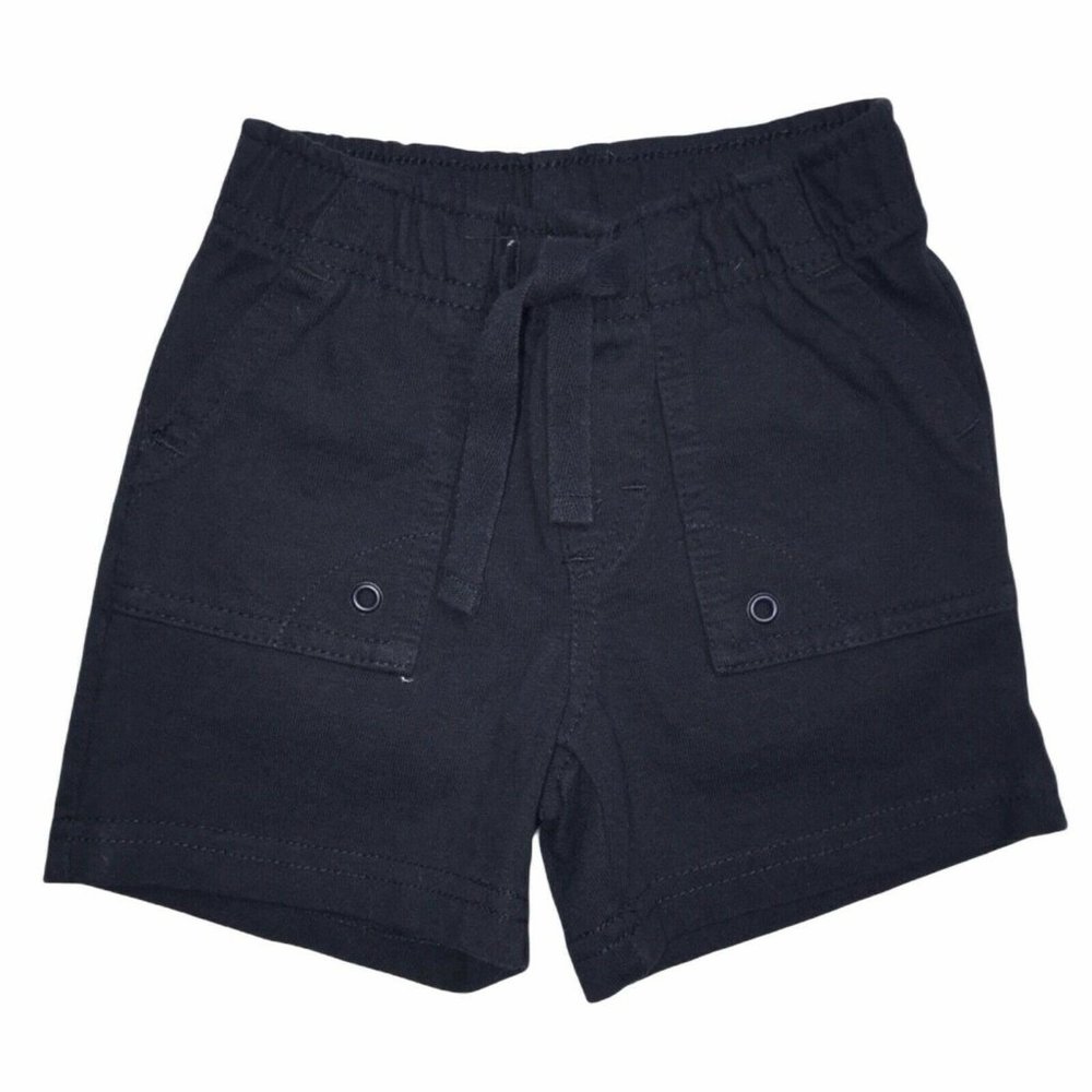 NWT Gymboree Navy Blue Cotton Shorts Boy’s 3-6 Mo